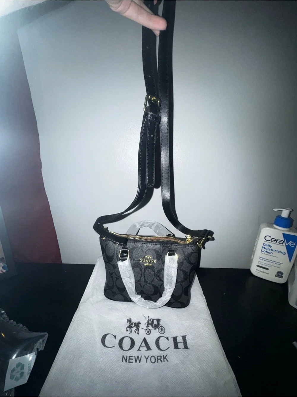 COACH MINI TOTE Black